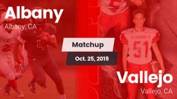 Matchup: Albany vs. Vallejo  2019