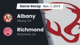 Recap: Albany  vs. Richmond  2019