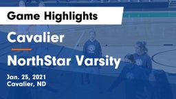 Cavalier  vs NorthStar Varsity Game Highlights - Jan. 25, 2021