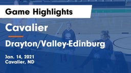 Cavalier  vs Drayton/Valley-Edinburg  Game Highlights - Jan. 14, 2021