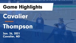 Cavalier  vs Thompson  Game Highlights - Jan. 26, 2021