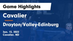 Cavalier  vs Drayton/Valley-Edinburg  Game Highlights - Jan. 13, 2022
