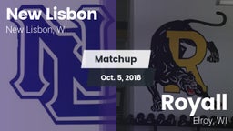 Matchup: New Lisbon vs. Royall  2018