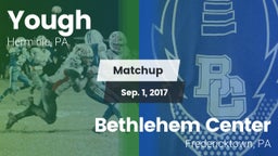 Matchup: Yough vs. Bethlehem Center  2017