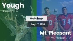 Matchup: Yough vs. Mt. Pleasant  2018