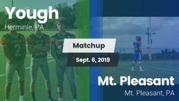 Matchup: Yough vs. Mt. Pleasant  2019