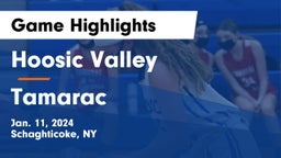 Hoosic Valley  vs Tamarac  Game Highlights - Jan. 11, 2024