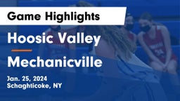 Hoosic Valley  vs Mechanicville  Game Highlights - Jan. 25, 2024