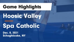 Hoosic Valley  vs Spa Catholic Game Highlights - Dec. 8, 2021