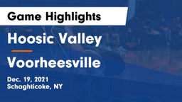 Hoosic Valley  vs Voorheesville Game Highlights - Dec. 19, 2021