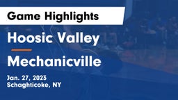 Hoosic Valley  vs Mechanicville  Game Highlights - Jan. 27, 2023