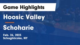 Hoosic Valley  vs Schoharie  Game Highlights - Feb. 26, 2023