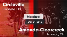 Matchup: Circleville vs. Amanda-Clearcreek  2016