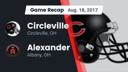 Recap: Circleville  vs. Alexander  2017