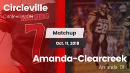 Matchup: Circleville vs. Amanda-Clearcreek  2019