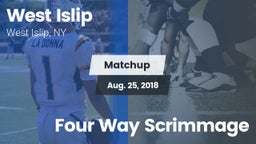Matchup: West Islip vs. Four Way Scrimmage 2018