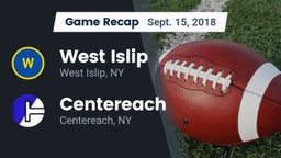 Recap: West Islip  vs. Centereach  2018