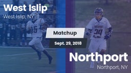 Matchup: West Islip vs. Northport  2018