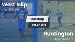 Matchup: West Islip vs. Huntington  2018