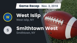 Recap: West Islip  vs. Smithtown West  2018