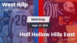 Matchup: West Islip vs. Half Hollow Hills East  2019