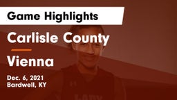 Carlisle County  vs Vienna Game Highlights - Dec. 6, 2021