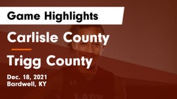 Carlisle County  vs Trigg County  Game Highlights - Dec. 18, 2021