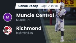 Recap: Muncie Central  vs. Richmond  2018