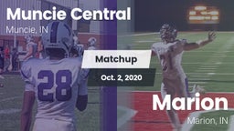 Matchup: Muncie Central vs. Marion  2020