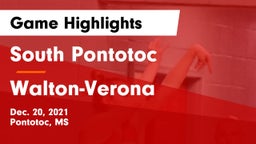 South Pontotoc  vs Walton-Verona  Game Highlights - Dec. 20, 2021