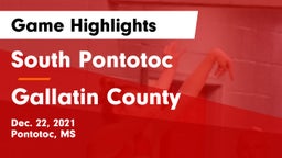 South Pontotoc  vs Gallatin County  Game Highlights - Dec. 22, 2021