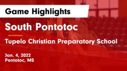 South Pontotoc  vs Tupelo Christian Preparatory School Game Highlights - Jan. 4, 2022