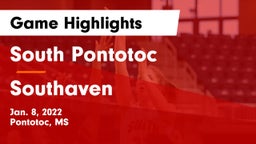 South Pontotoc  vs Southaven  Game Highlights - Jan. 8, 2022