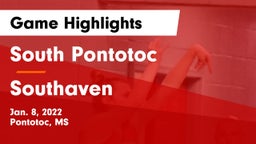 South Pontotoc  vs Southaven  Game Highlights - Jan. 8, 2022