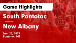 South Pontotoc  vs New Albany  Game Highlights - Jan. 20, 2023