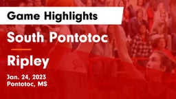 South Pontotoc  vs Ripley  Game Highlights - Jan. 24, 2023