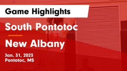 South Pontotoc  vs New Albany  Game Highlights - Jan. 31, 2023