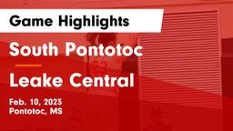 South Pontotoc  vs Leake Central  Game Highlights - Feb. 10, 2023
