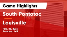 South Pontotoc  vs Louisville  Game Highlights - Feb. 23, 2023