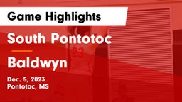 South Pontotoc  vs Baldwyn  Game Highlights - Dec. 5, 2023