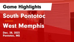 South Pontotoc  vs West Memphis Game Highlights - Dec. 28, 2023