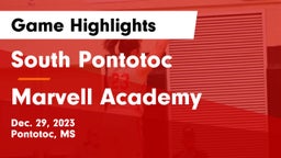 South Pontotoc  vs Marvell Academy  Game Highlights - Dec. 29, 2023