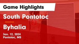 South Pontotoc  vs Byhalia Game Highlights - Jan. 12, 2024