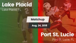 Matchup: Lake Placid vs. Port St. Lucie  2018