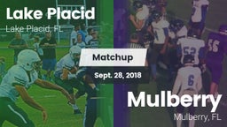 Matchup: Lake Placid vs. Mulberry  2018