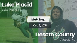 Matchup: Lake Placid vs. Desoto County  2018