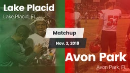 Matchup: Lake Placid vs. Avon Park  2018