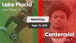 Matchup: Lake Placid vs. Centennial  2019
