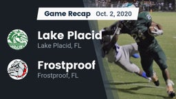 Recap: Lake Placid  vs. Frostproof  2020