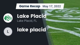 Recap: Lake Placid  vs. lake placid  2022